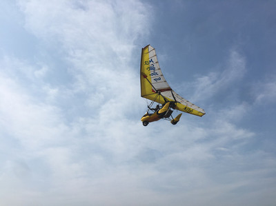 橫店,動力三角翼飛行,上帝視角俯瞰江山