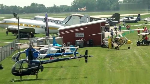 美國的飛行俱樂部現場,飛機擠成堆,這就是差距